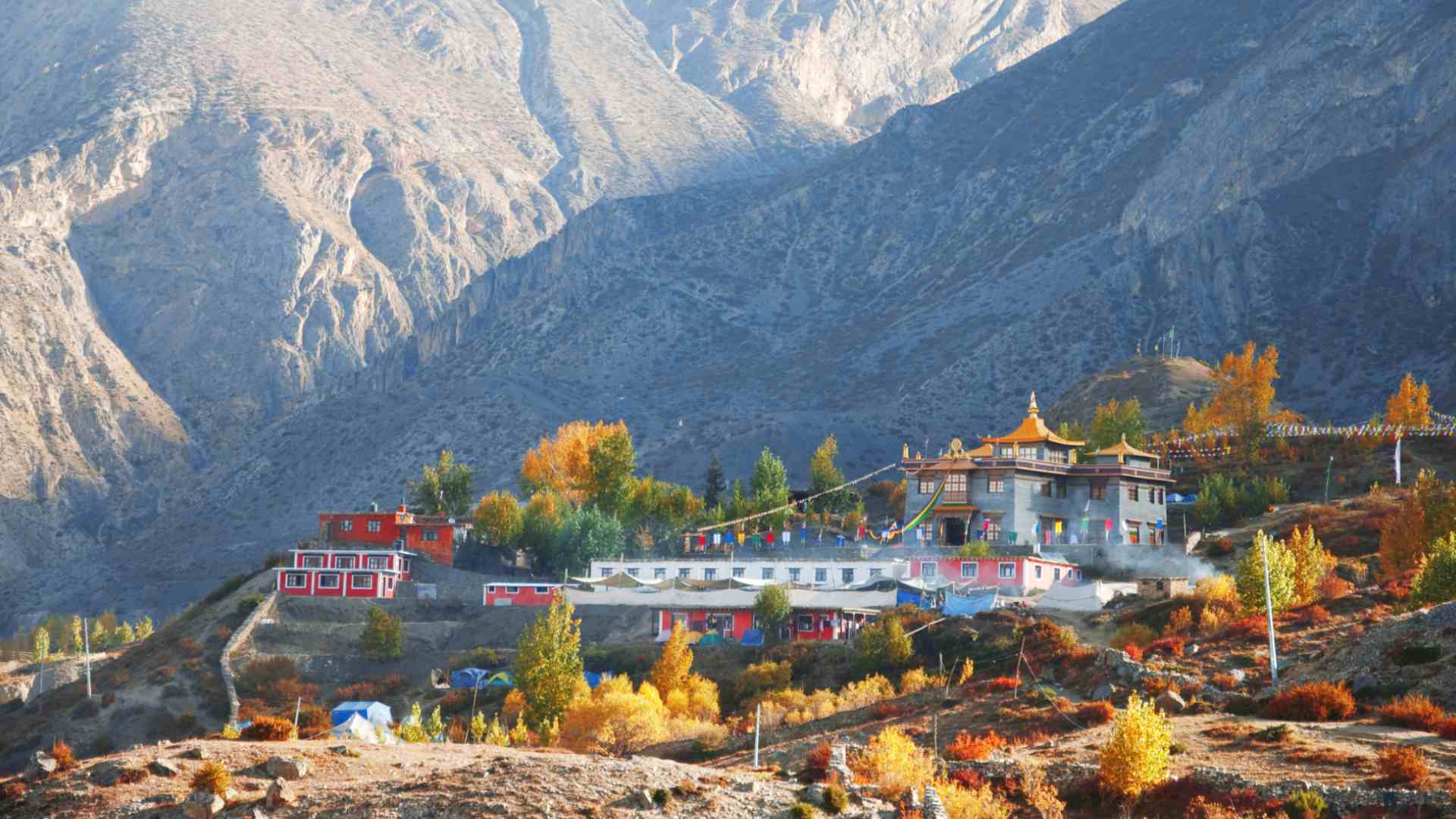 The religious center Muktinath