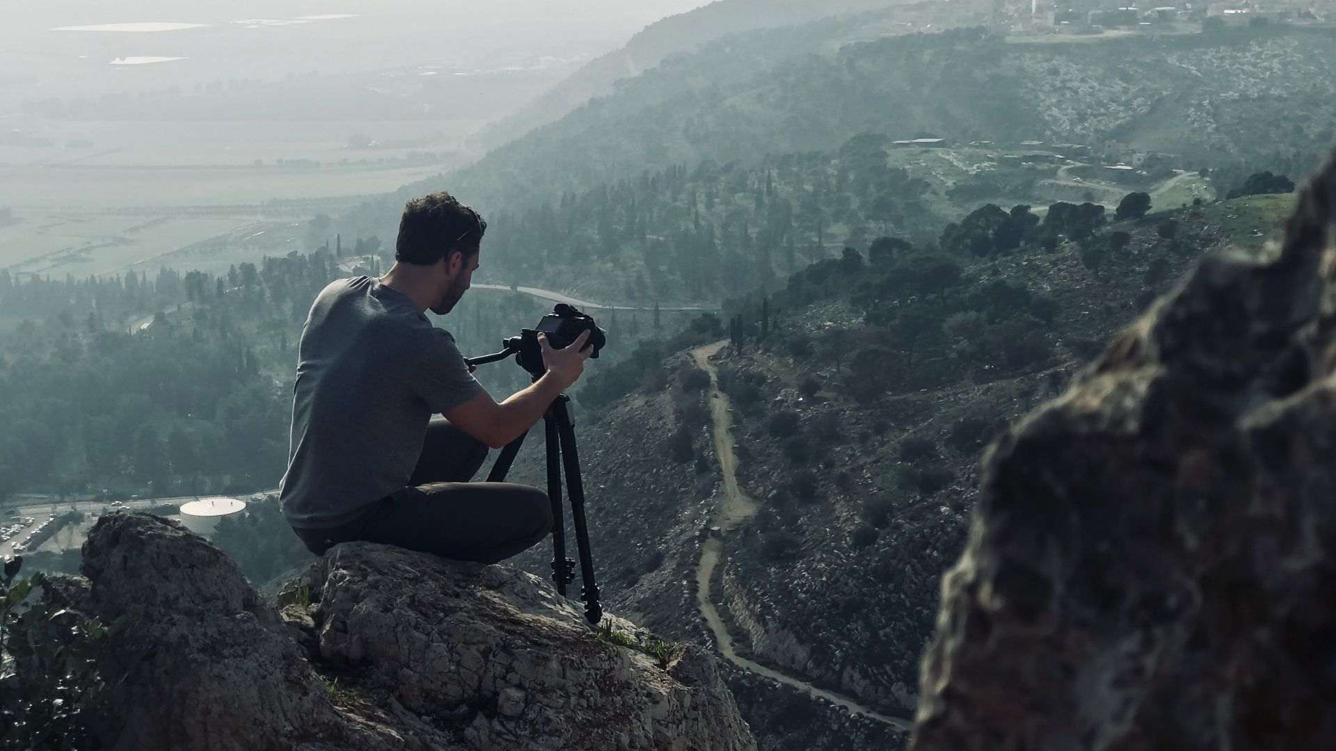 Camera in the mountain