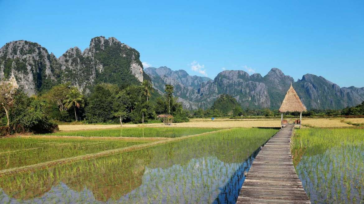 Karst hills area- Vang Vieng