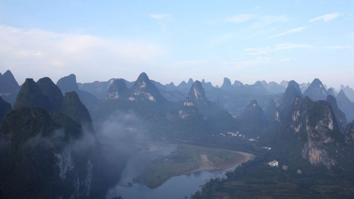 Karst hills landscape
