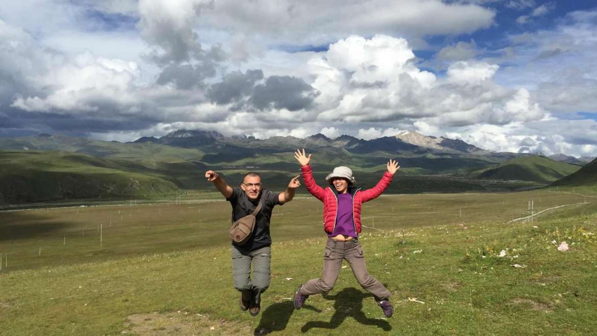 Journey beyond the horizon, Krasen and Ying Ying in Tagong