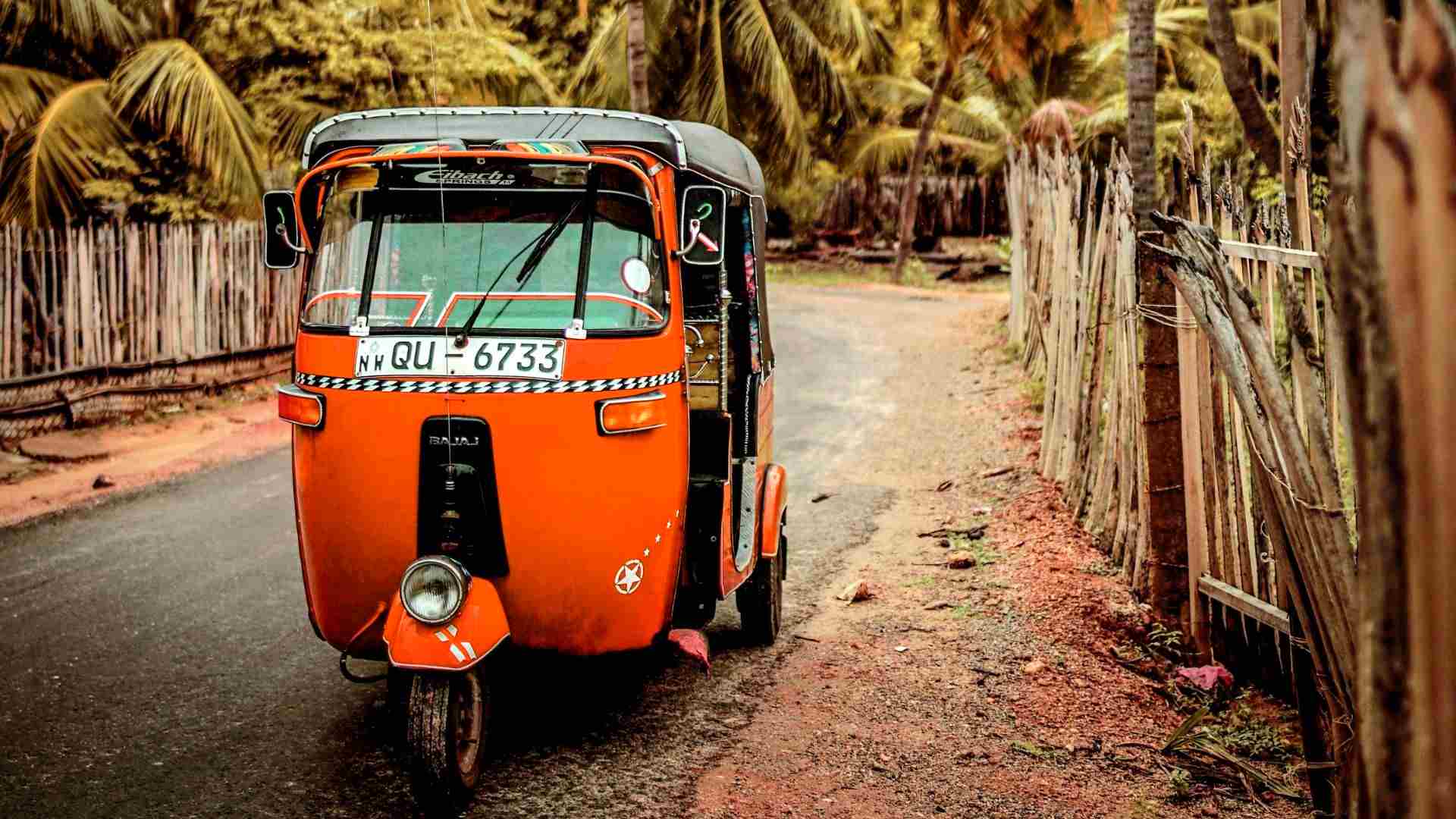 Tuk Tuk on the road