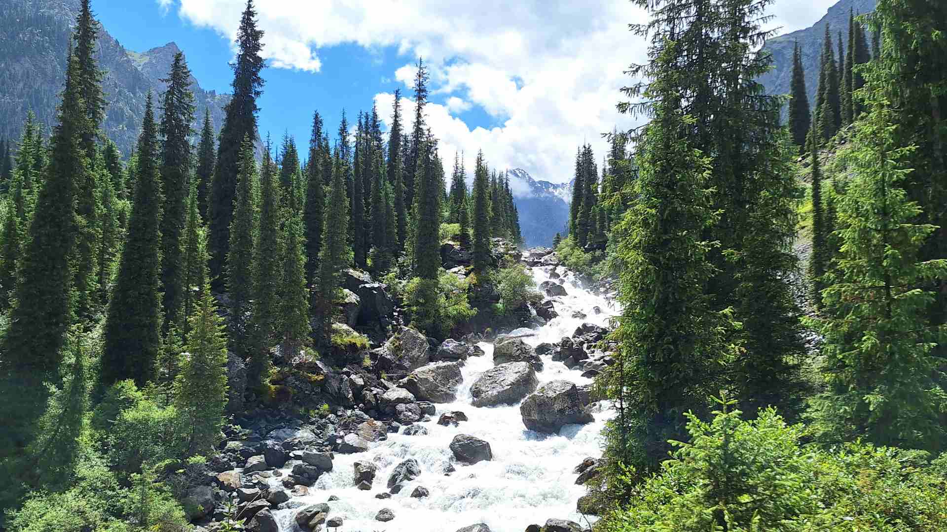 Karakol River rapid