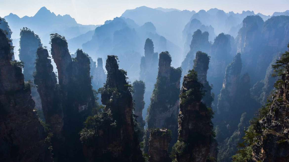 Karst hills area- Zhangjiajie