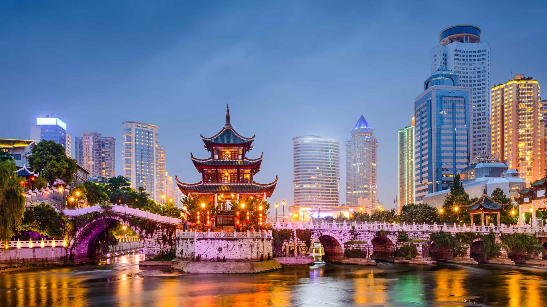 In China