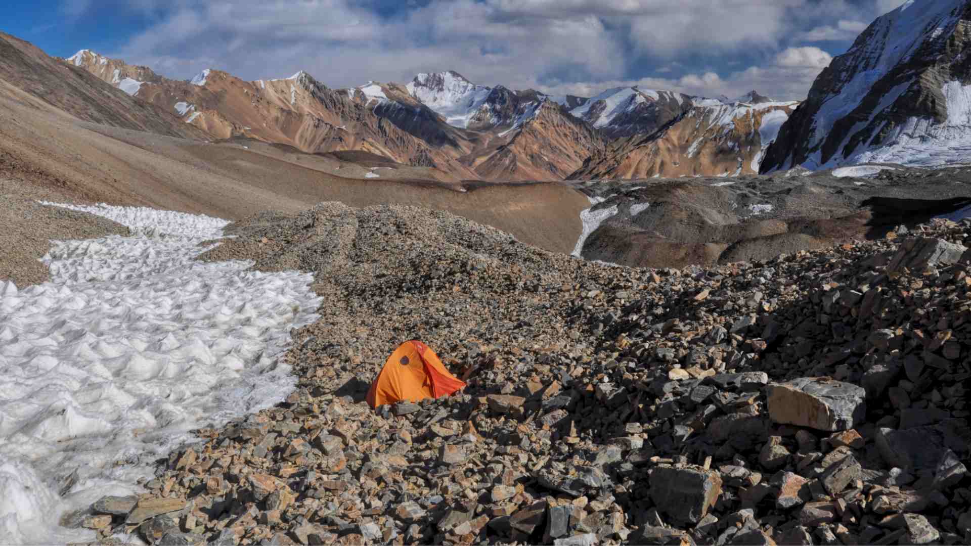 Camping in the Pamirs