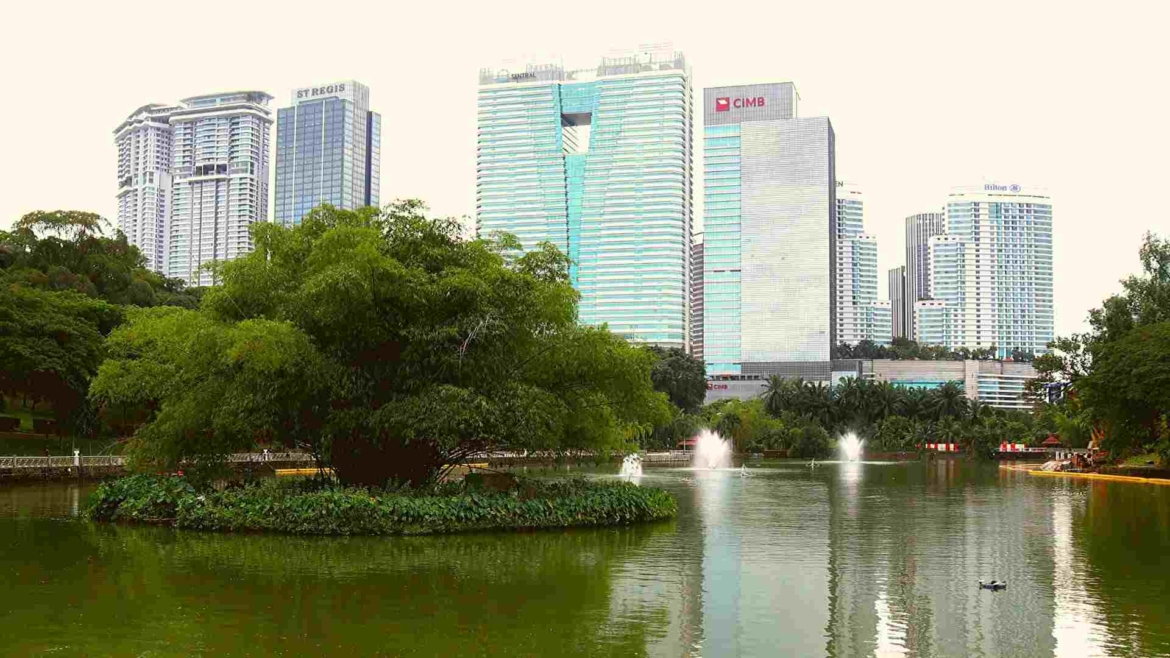 A park in the Kuala Lumpur