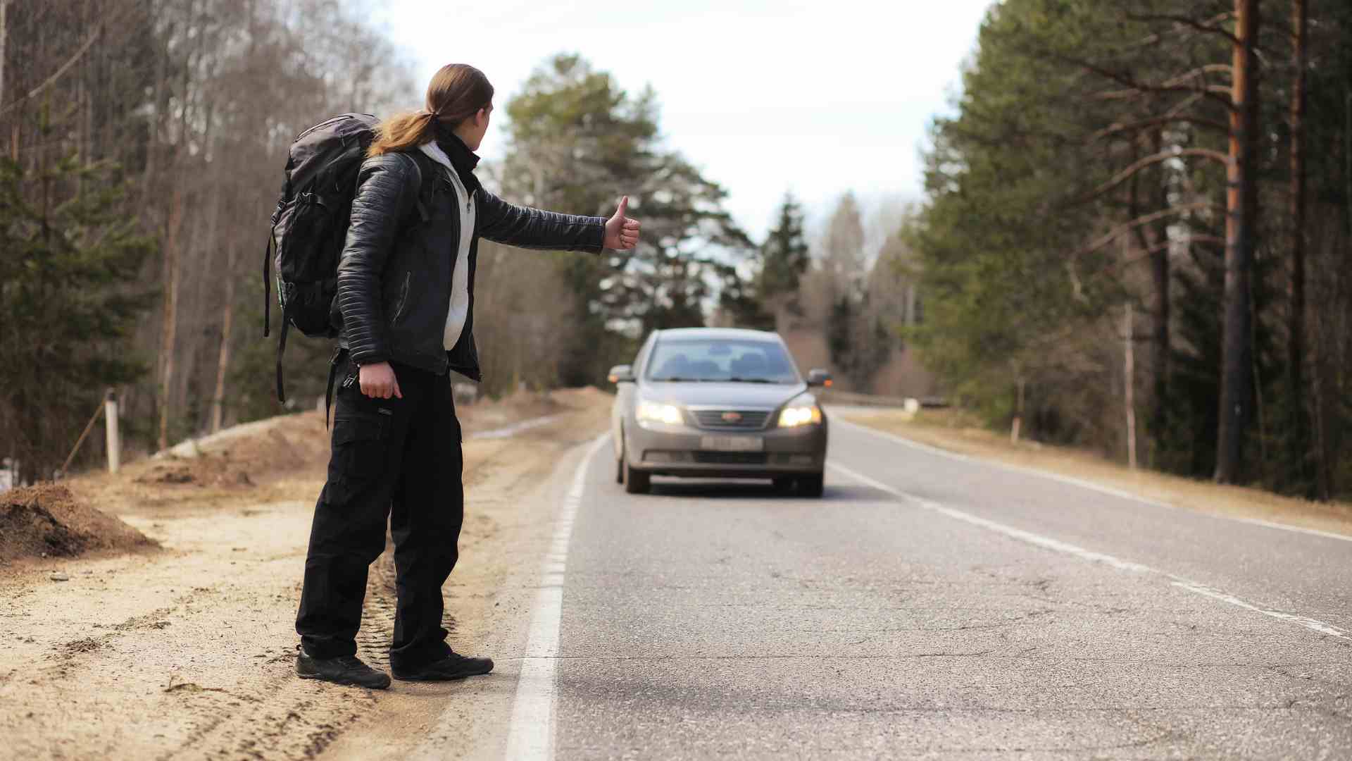 A hitchhiker